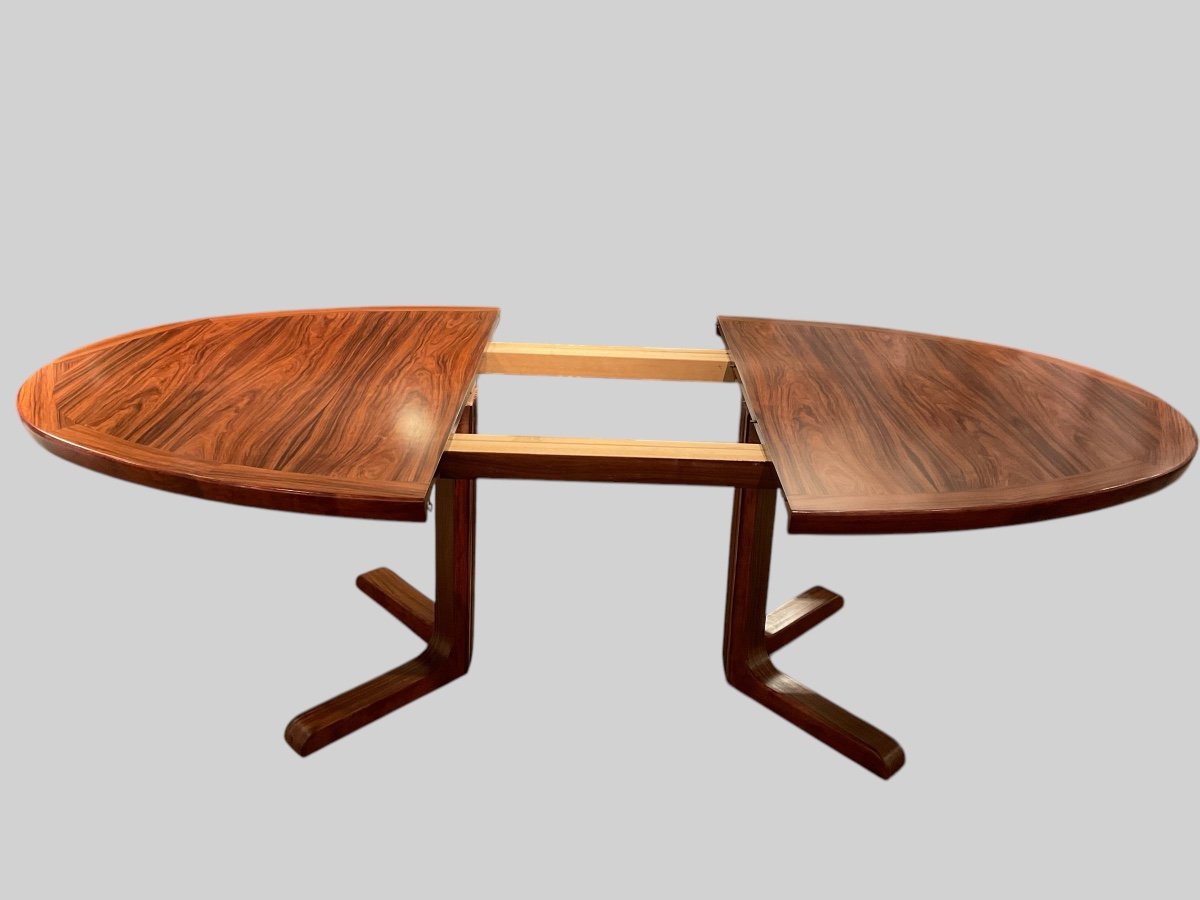 Grande Table à Dîner, De Conférence Ou Même Bureau.travail Scandinave Circa 1960/1970-photo-4